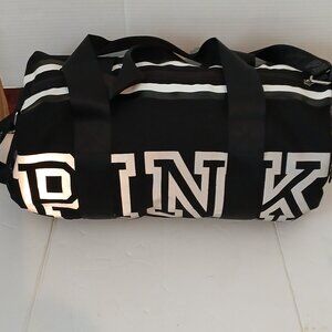 Victoria Secret PINK Black Duffle Large Bag